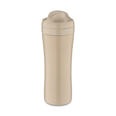 Trinkflasche Koziol OASE nature desert sand Maße: 7,4 x 21,7 cm (Ø x H)