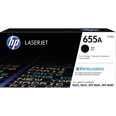 HP Toner 655A schwarz CF450A Druckseiten: ca. 12.500 Seiten