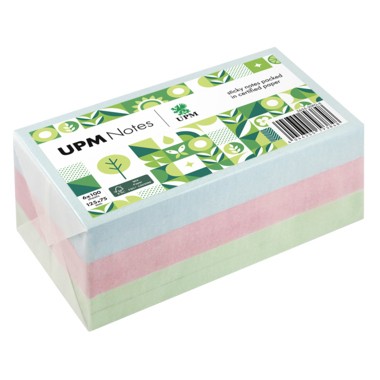 Haftnotiz 125x75mm UPM Pastell 100 Bl./Block, 6 Block/Pack,