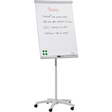 Flipchart Franken U-Act! Line® mobiles hellgrau magnethaftend, beschreibbar