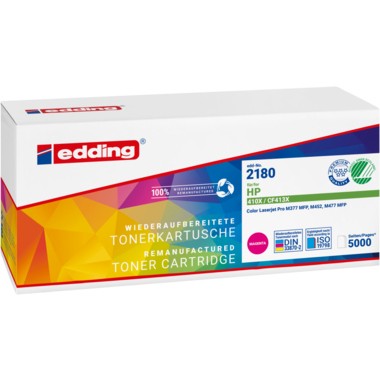 Lasertoner Edding wie HP CF413X magenta Druckseiten: ca. 5.000 Seiten