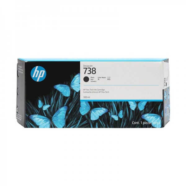 HP Tintenpatrone 738 schwarz Inhalt 300 ml