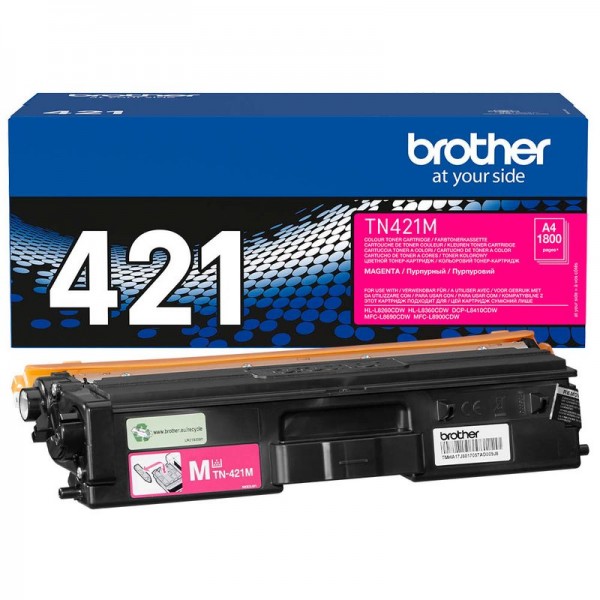 Brother Toner TN421M magenta Druckleistung ca. 1.800 Seiten